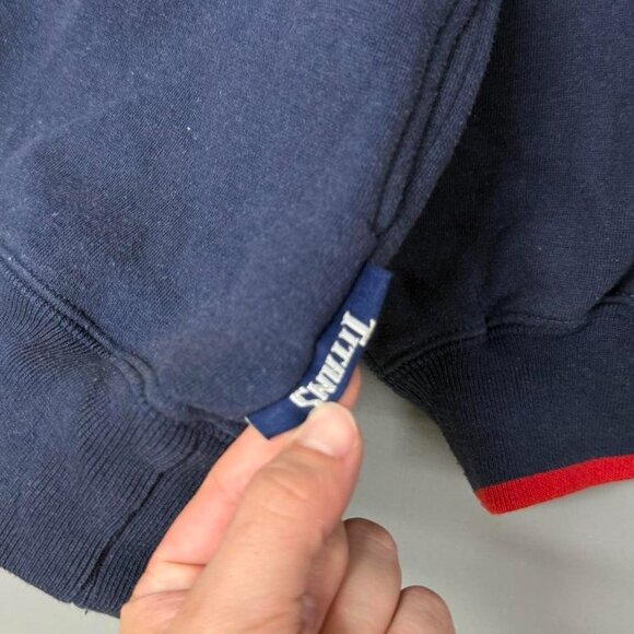 Vintage Tennessee Titans Lee Sport 90s Hoodie Sweatshirt 2XL - Picture 3 of 7